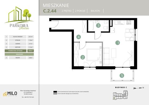 Plan 2 pok. 50m²