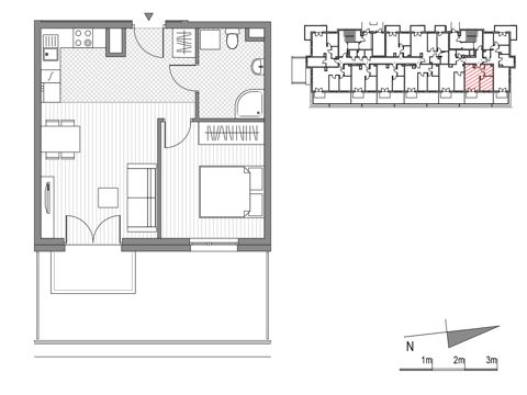 Plan 2 pok. 42m²