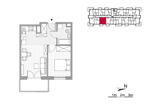 Plan 2 pok. 37m²