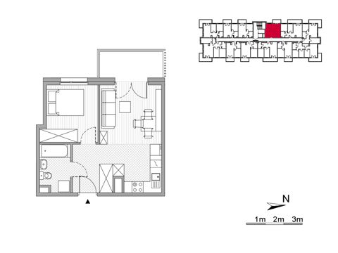 Plan 2 pok. 35m²
