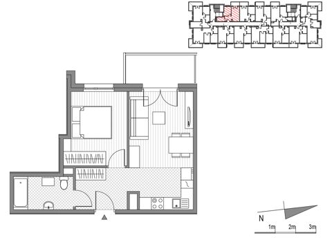 Plan 2 pok. 38m²