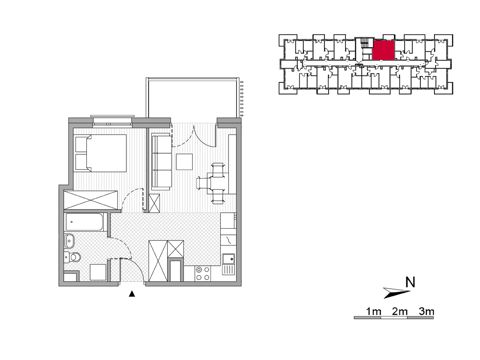 Plan 2 pok. 35m²