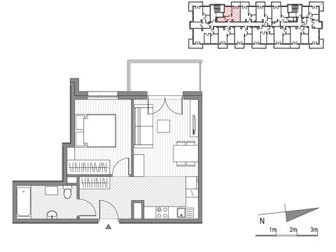 Plan 2 pok. 38m²