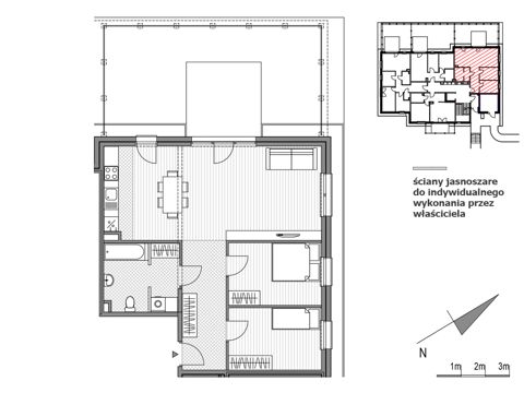 Plan 3 pok. 73m²