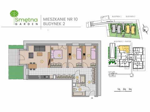 Plan 4 pok. 80m²
