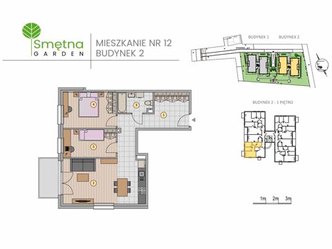 Plan 3 pok. 62m²