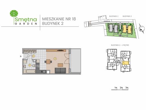 Plan 1 pok. 34m²