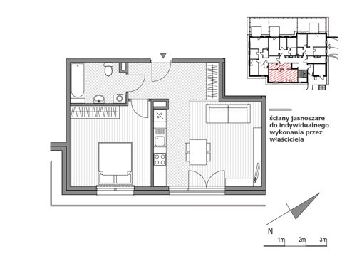 Plan 2 pok. 48m²
