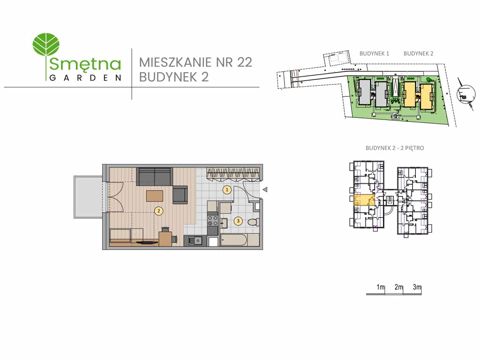 Plan 1 pok. 32m²
