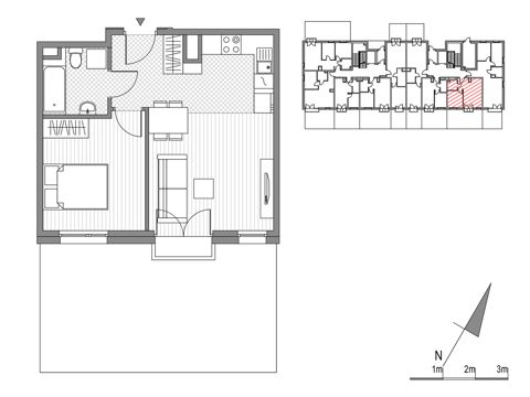 Plan 2 pok. 40m²