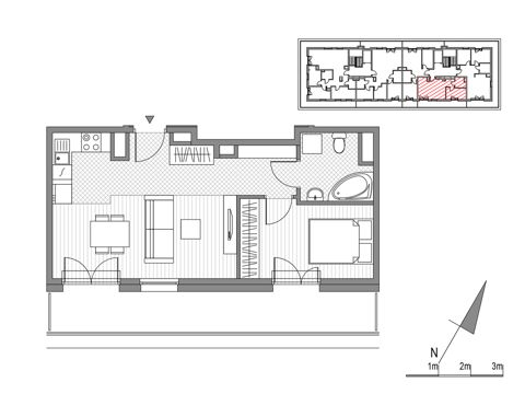 Plan 2 pok. 41m²
