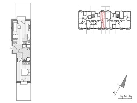 Plan 2 pok. 44m²