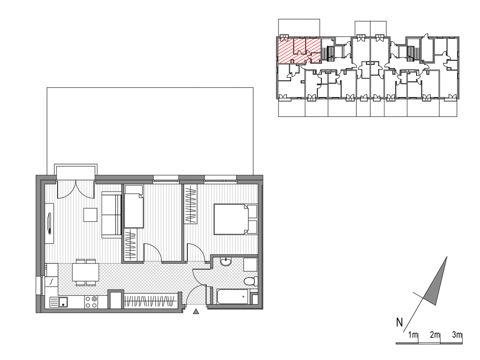 Plan 3 pok. 51m²