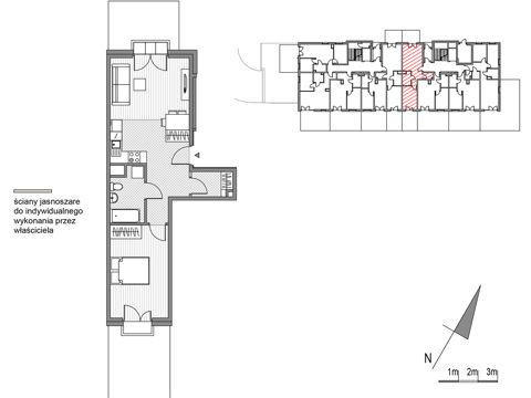 Plan 2 pok. 48m²
