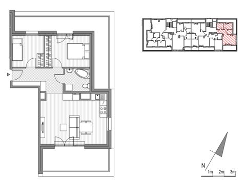 Plan 3 pok. 56m²