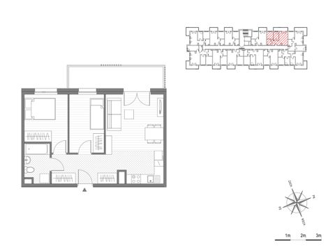 Plan 3 pok. 49m²
