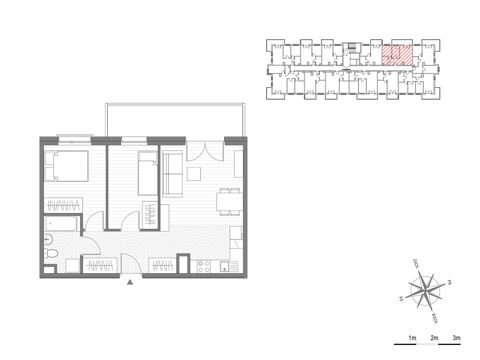 Plan 3 pok. 49m²
