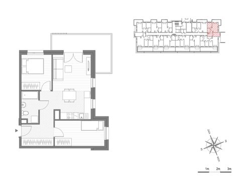 Plan 3 pok. 51m²