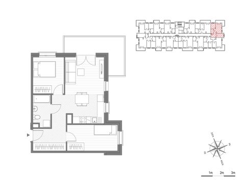 Plan 3 pok. 52m²