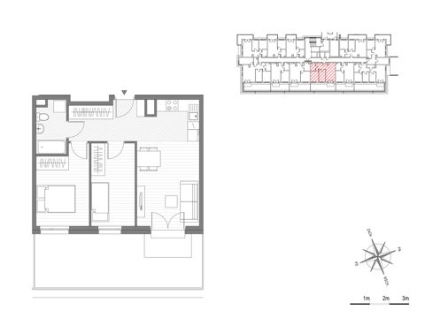 Plan 3 pok. 50m²