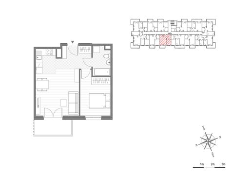 Plan 2 pok. 42m²
