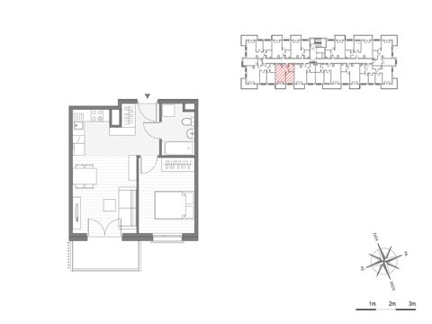Plan 2 pok. 37m²