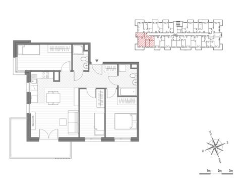 Plan 4 pok. 69m²