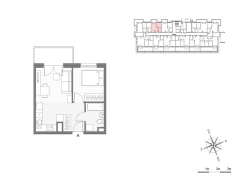 Plan 2 pok. 33m²