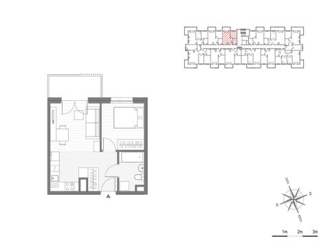 Plan 2 pok. 34m²