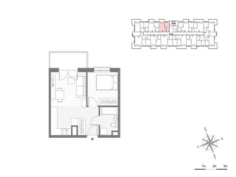 Plan 2 pok. 34m²