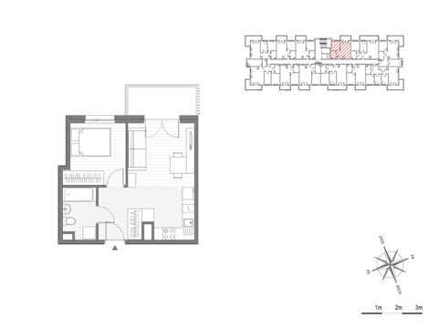 Plan 2 pok. 35m²