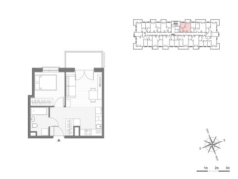 Plan 2 pok. 35m²