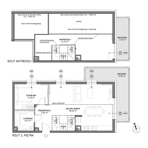 Plan 2 pok. 85m²