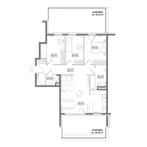 Plan 4 pok. 82m²