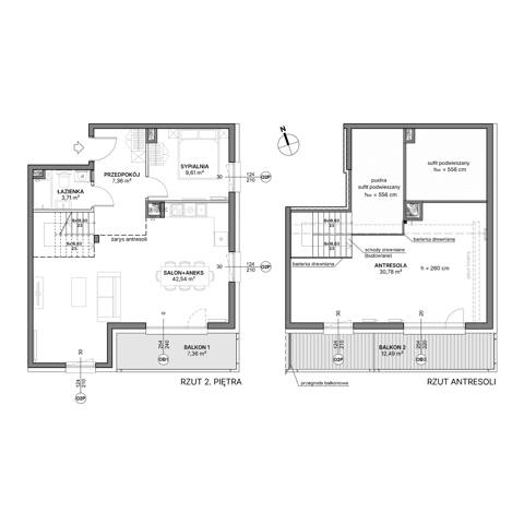 Plan 2 pok. 94m²