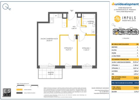 Plan 3 pok. 56m²