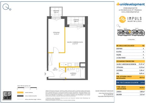 Plan 2 pok. 49m²