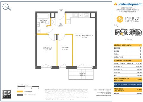 Plan 3 pok. 58m²