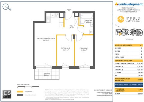 Plan 3 pok. 56m²