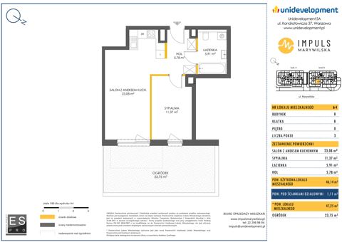 Plan 2 pok. 46m²