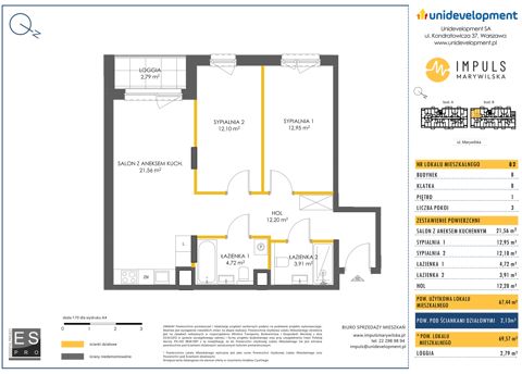 Plan 3 pok. 67m²