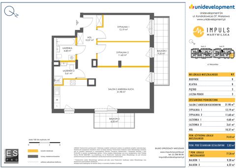 Plan 3 pok. 74m²