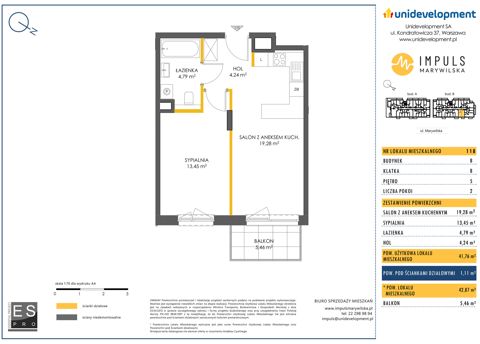 Plan 2 pok. 42m²