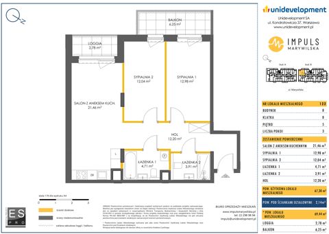 Plan 3 pok. 67m²