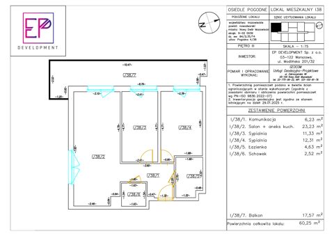 Plan 3 pok. 60m²