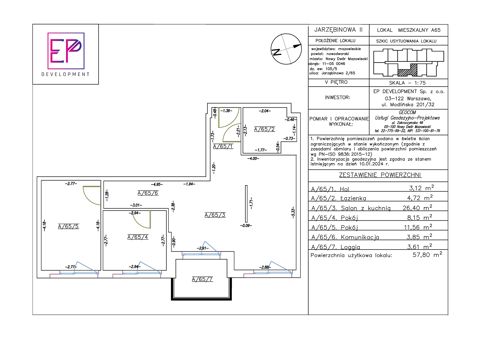Plan 3 pok. 58m²