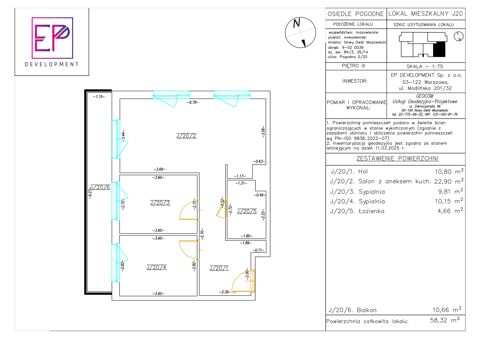 Plan 3 pok. 58m²