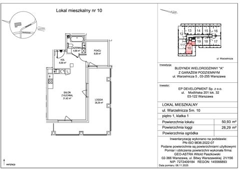 Plan 2 pok. 51m²