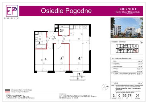 Plan 3 pok. 56m²