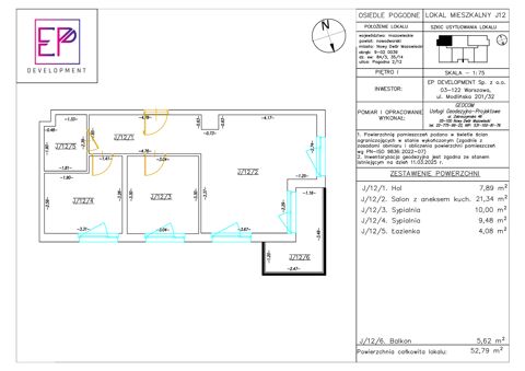 Plan 3 pok. 53m²